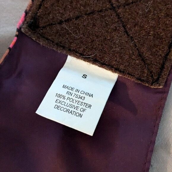 First Class Fido Rain Jacket - Retro MCM Design With Hood For Small Dogs NWOT - Picture 8 of 11